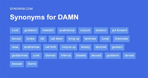 damn synonym|damns meaning.